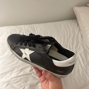 Golden Goose Black Superstars